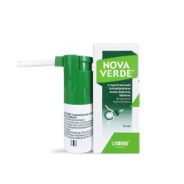 NOVA VERDE 3,0 mg/ml aerosols izsmidzināšanai mutes dobumā, 15 ml
