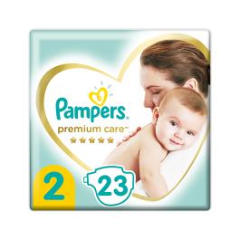 PAMPERS Premium Care autiņbiksītes S2 (4-8kg) N23