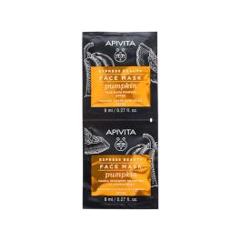 APIVITA EXPRESS BEAUTY Sejas maska ar ķirbi 2 x 8ml
