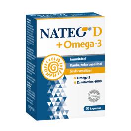 NATEO D + Omega3 4000SV kapsulas N60