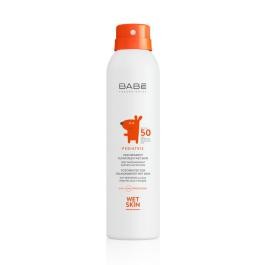 BABE Pediatric Sun SPF50 caurspīdīgs aizsarglīdzeklis mitrai ādai 200ml