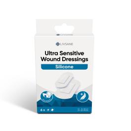 LIVSANE Ultra sensitive silikona brūču pārsēji N6