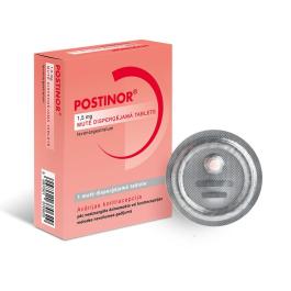 POSTINOR 1,5 mg mutē disperģējamā tablete N1