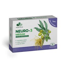 NATĒJA NEURO-3 Miegam ar melatonīnu kapsulas N10
