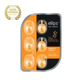ELLIPS Smooth & Silky Pro Keratin vitamīni mitruma atjaunošanai ar keratīnu, kapsulas 1mlxN6