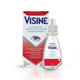 Visine 0,5 mg/ml acu pilieni, šķīdums 15 ml