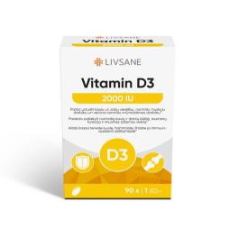 LIVSANE D3 2000 SV kapsulas N90