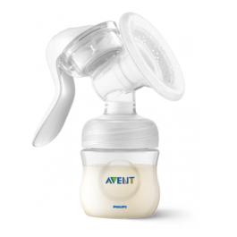 PHILIPS AVENT Lotus manuālais krūts piena sūknis ar pudelīti SCF430/10