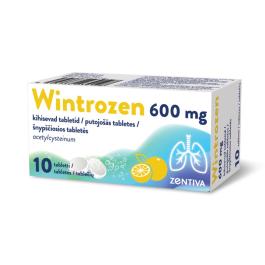 Wintrozen 600 mg putojošās tabletes N10