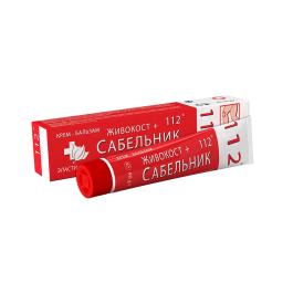 112 Sabeļnik+Živokost krēms-balzams 50g