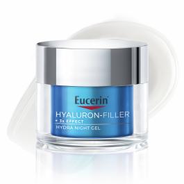 EUCERIN Hyaluron-Filler +3x Effect mitrinošs nakts gēlkrēms ar hialuronskābi un vitamīnu B5 50 ml