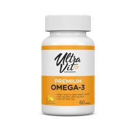 ULTRAVIT Premium Omega-3 mīkstās kapsulas N60