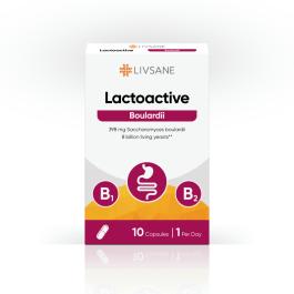 LIVSANE Lactoactive Boulardii kapsulas N10