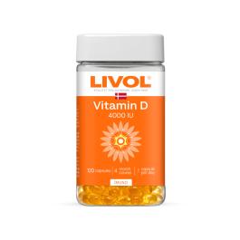 LIVOL Vitamīns D 4000 IU kapsulas N120