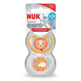 NUK Space māneklis 2 (6-18 mēn.), silikona N2