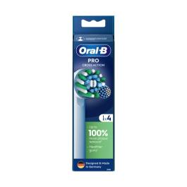 ORAL B Pro Cross Action White elektriskās zobu birstes uzgaļi N4
