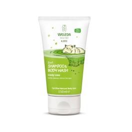 WELEDA Kids Lively Lime 2in1 šampūns un ķermeņa mazgāšanas līdzeklis 150 ml