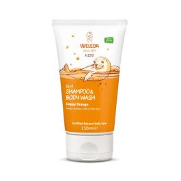 WELEDA Kids Happy Orange 2in1 šampūns un ķermeņa mazgāšanas līdzeklis 150 ml