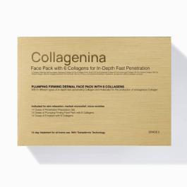 COLLAGENINA sejas maska - komplekts ar 6 veidu kolagēniem, intensitāte 2, 2×30 ml, 1×50 ml