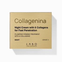 COLLAGENINA nakts krēms ar 6 veidu kolagēniem, intensitāte 3 50 ml