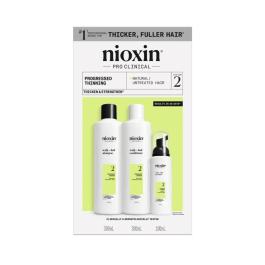 NIOXIN System 2 dabiskiem matiem ar progresējošu tendenci kļūt plānākiem komplekts 300ml+300ml+100ml