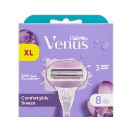 GILLETTE Venus 3 Comfortglide Breeze maināmas skuvekļa galviņas N8