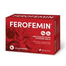 FEROFEMIN ar D vit. kapsulas N30