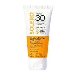 SOLERO Sun SPF30 mitrinošs sejas aizsargkrēms 50ml