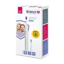 B.WELL PRO-850 Sonic elektriskā zobu birste, balta N1