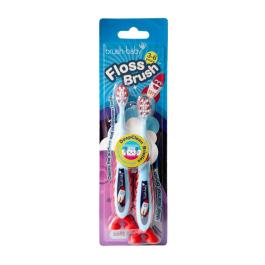 BRUSH-BABY Flossbrush Rocket zobu birste 3-6g. N2