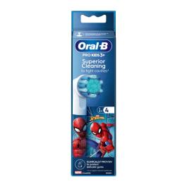 ORAL B Pro Kids Spiderman elektriskās zobu birstes uzgaļi N4