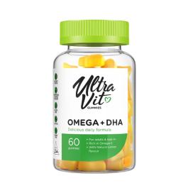 ULTRAVIT Gummies Omega + DHA košļājamās tabletes N60
