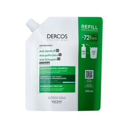 VICHY Dercos pretblaugznu šampūns normāliem un taukainiem matiem Refill 390ml