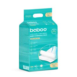 BABOO AirComfort vienreizlietojamie pārtinamie paliktņi 60×60 cm N20