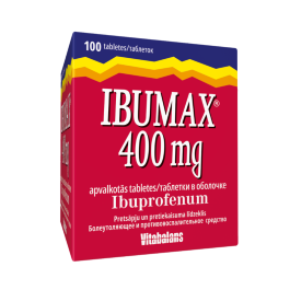 IBUMAX 400mg apvalkotās tabletes N100