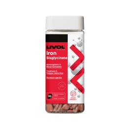 LIVOL Dzelzs Bisglicināts tabletes N90