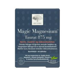 NEW NORDIC Magic Magnesium Taurat 875mg tabletes N60