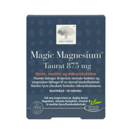 NEW NORDIC Magic Magnesium Taurat 875mg tabletes N60