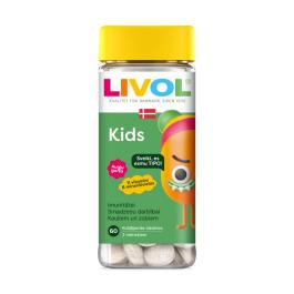 LIVOL Kids Augļu garša košļājamās tabletes N60