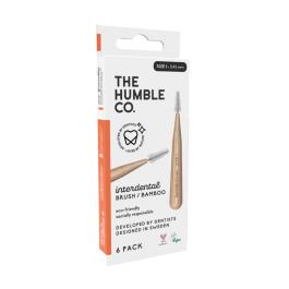 HUMBLE starpzobu birstītes izmērs 1, oranžas N6