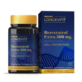 WALMARK Longevity Resveratrol Extra 500mg kapsulas N60