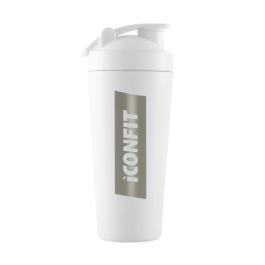 ICONFIT nerūsējošā tērauda šeikeris balts 800ml