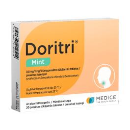 DORITRI Mint 0.5mg/1mg/1.5mg tabletes N20
