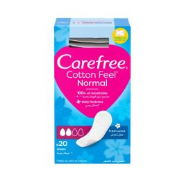 CAREFREE Cotton Feel Normal Fresh ikdienas ieliktnīši N20