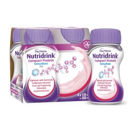 NUTRIDRINK Compact Protein Sensations ar atsvaidzinošo sarkano augļu garšu 125ml N4