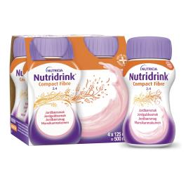 NUTRIDRINK Compact Fibre 2.4 ar zemeņu garšu 125ml N4