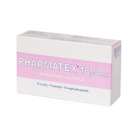 PHARMATEX 18,9mg Pesāriji N10