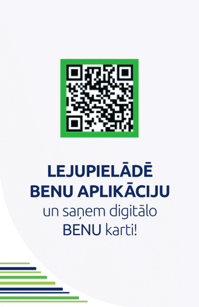 Lejupielādē BENU aplikāciju