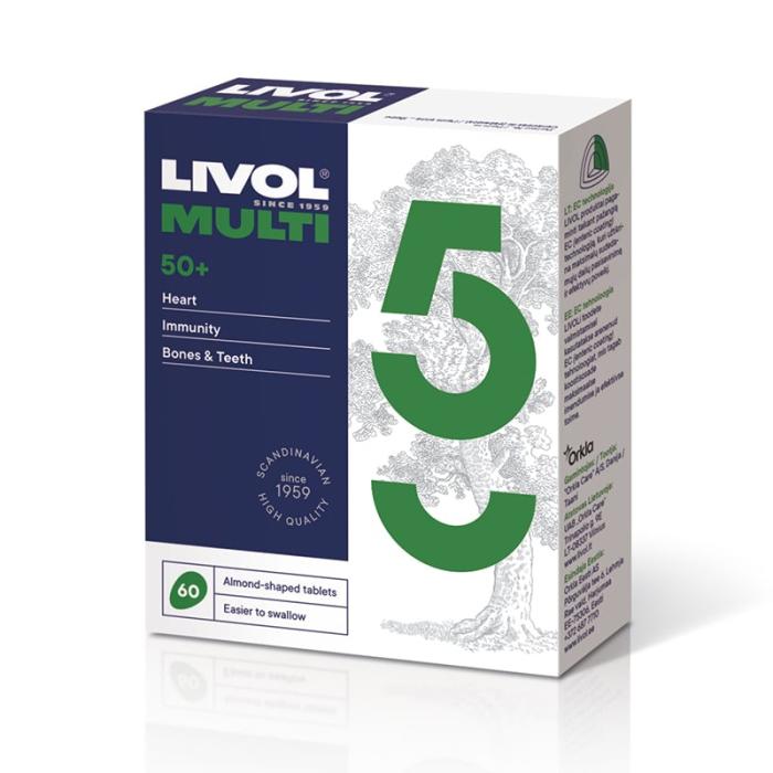 LIVOL MULTI Pieaugušajiem 50+ N60