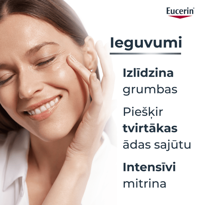 EUCERIN Hyaluron-Filler +3x Effect dienas krēms ar SPF 15 normālai un kombinētai ādai 50 ml